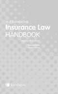 Cover: Butterworths Insurance Law Handbook - Butterworths Law