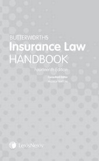 Enlarge image Cover: Butterworths Insurance Law Handbook - Butterworths Law