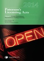 Cover: Paterson's Licensing Acts 2014 - Butterworths Law