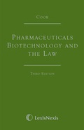 Cover: Cook: Pharmaceuticals Biotechnology and the Law - Butterworths Law