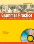 Cover: Grammar Practice Elementary Students Book with key ( New Edition ) for pack - Pearson Longman