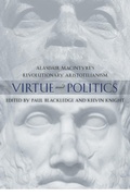 Cover: Virtue and Politics - University of Notre Dame Press