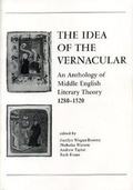 Cover: The Idea of the Vernacular - Pennsylvania State University Press