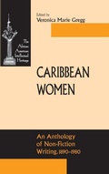 Cover: Caribbean Women - University of Notre Dame Press