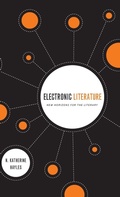 Cover: Electronic Literature - University of Notre Dame Press
