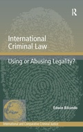 Cover: International Criminal Law - Routledge