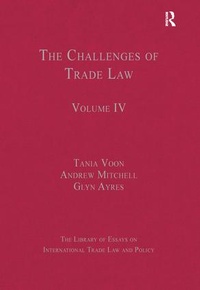 Enlarge image Cover: The Challenges of Trade Law - Routledge