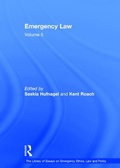 Cover: Emergency Law - Routledge