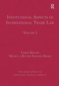 Cover: Institutional Aspects of International Trade Law - Routledge