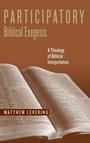 Cover: Participatory Biblical Exegesis - University of Notre Dame Press