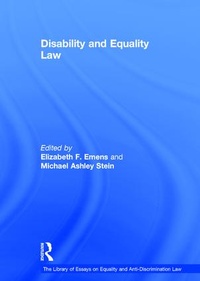 Abbildung von: Disability and Equality Law - Routledge