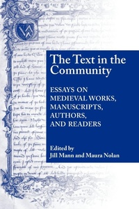 Enlarge image Cover: Text in the Community - University of Notre Dame Press