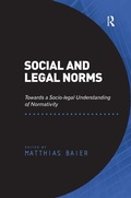 Cover: Social and Legal Norms - Routledge