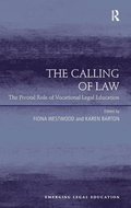Cover: The Calling of Law - Routledge