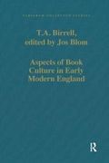 Cover: Aspects of Book Culture in Early Modern England - Routledge