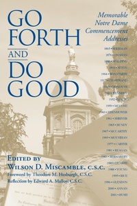 Enlarge image Cover: Go Forth and Do Good - University of Notre Dame Press