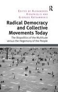 Cover: Radical Democracy and Collective Movements Today - Routledge