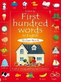 Cover: First Hundred Words in English Sticker Book - Usborne Publishing Ltd