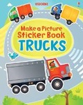 Cover: Make a Picture Sticker Book Trucks - Usborne Publishing Ltd