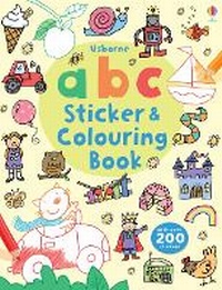 Enlarge image Cover: ABC Sticker and Colouring book - Usborne Publishing Ltd