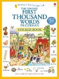 Cover: First Thousand Words in German Sticker Book - Usborne Publishing Ltd