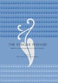 Cover: The Vulgar Tongue - Pennsylvania State University Press