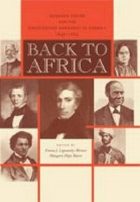 Abbildung von: Back to Africa - Pennsylvania State University Press