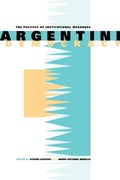 Cover: Argentine Democracy - Pennsylvania State University Press