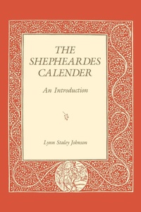 Enlarge image Cover: The Shepheardes Calender - Pennsylvania State University Press