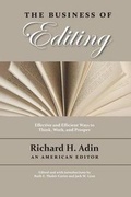 Cover: The Business of Editing - Waking Lion Press