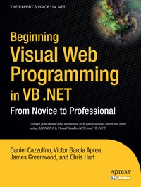 Enlarge image Cover: Beginning Visual Web Programming in VB .NET - APress