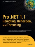 Cover: Pro .NET 1.1 Remoting, Reflection, and Threading - APress