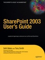 Cover: SharePoint 2003 User's Guide - APress