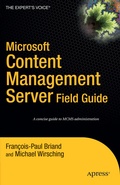 Cover: Microsoft Content Management Server Field Guide - APress
