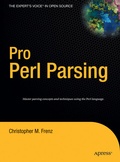 Cover: Pro Perl Parsing - APress