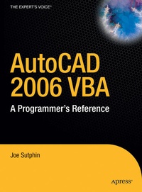Enlarge image Cover: AutoCAD 2006 VBA - APress
