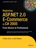 Cover: Beginning ASP.NET 2.0 E-Commerce in C# 2005 - APress