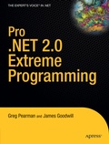 Cover: Pro .NET 2.0 Extreme Programming - APress