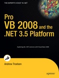 Cover: Pro VB 2008 and the .NET 3.5 Platform - APress