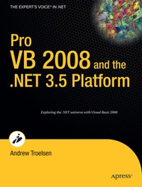 Abbildung von: Pro VB 2008 and the .NET 3.5 Platform - Apress
