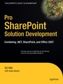 Cover: Pro SharePoint Solution Development - APress
