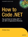 Cover: How to Code .NET - APress