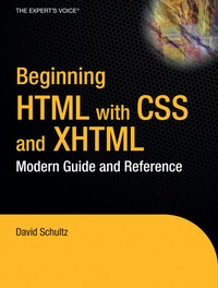 Enlarge image Cover: Beginning HTML with CSS and XHTML - APress