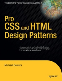 Enlarge image Cover: Pro CSS and HTML Design Patterns - APress