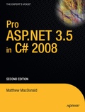 Cover: Pro ASP.NET 3.5 in C# 2008 - APress