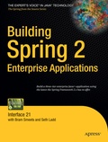 Cover: Building Spring 2 Enterprise Applications - APress