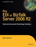 Cover: Pro EDI in BizTalk Server 2006 R2 - APress