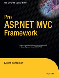 Enlarge image Cover: Pro ASP.NET MVC Framework - APress