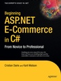 Cover: Beginning ASP.NET E-Commerce in C# - APress