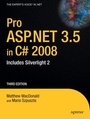 Cover: Pro ASP.NET 3.5 in C# 2008 - Apress